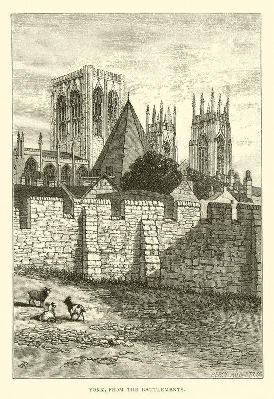York, vanaf de Kantelen door English School