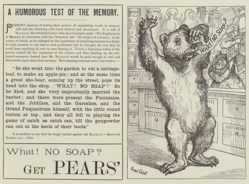 Advertentie, Pears