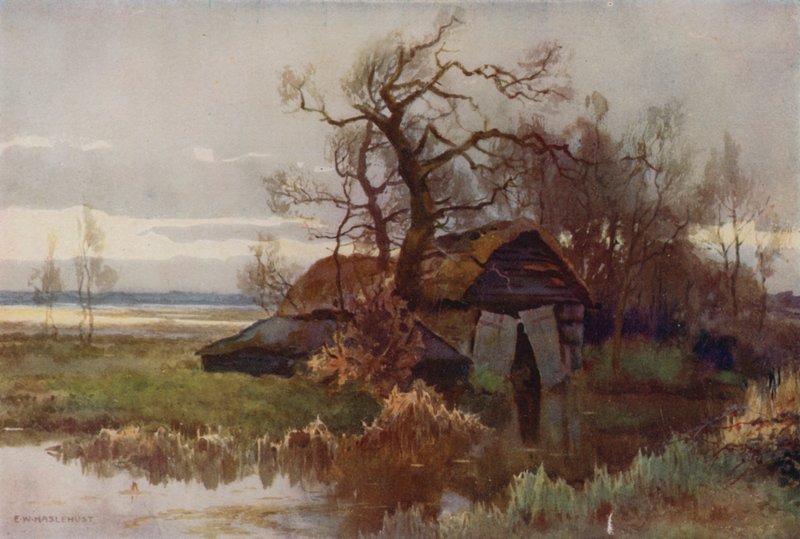 Oude Boothuizen, Barton Broad door Ernest William Haslehust