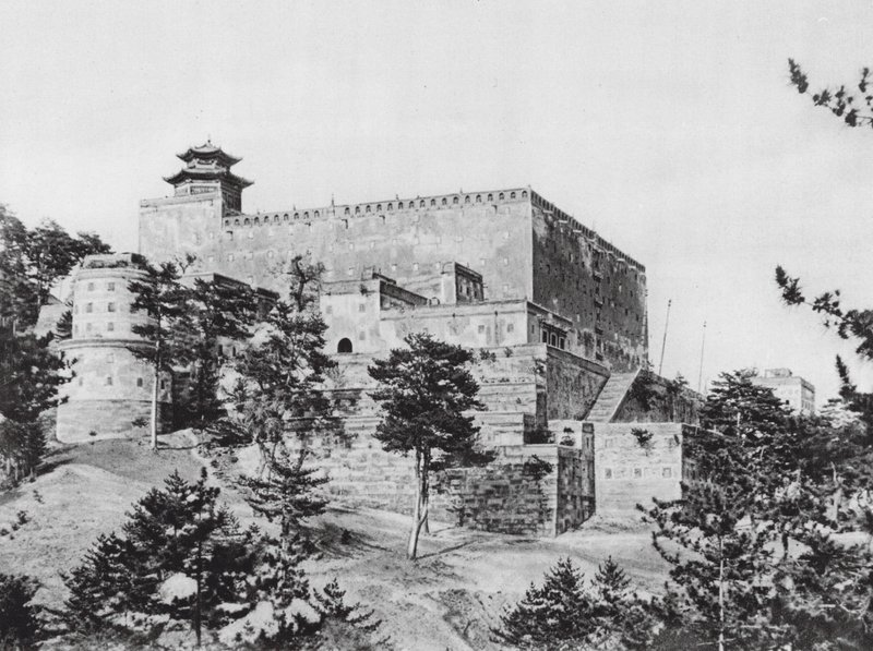 Jehol, Potala, Chihli, Hoofdgebouw in Potala, Zicht vanuit het zuidwesten door Ernst Boerschmann