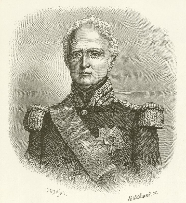 Maarschalk Thomas Bugeaud door Etienne Antoine Eugene Ronjat