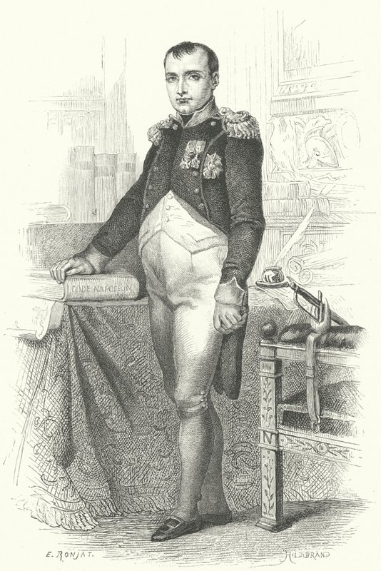 Napoleon I, Keizer van Frankrijk door Etienne after Ronjat