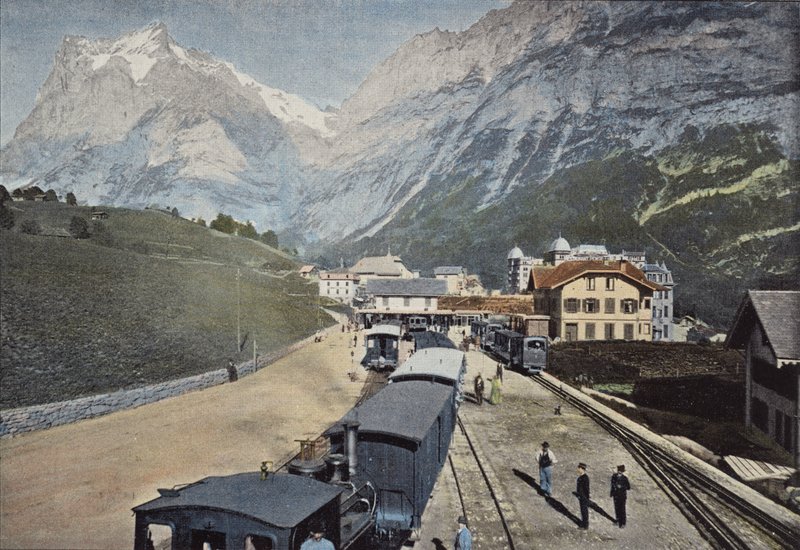 Grindelwald, het Station door European Photographer