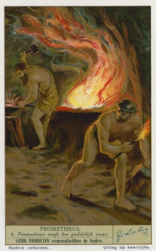 Prometheus steelt vuur van de goden door European School