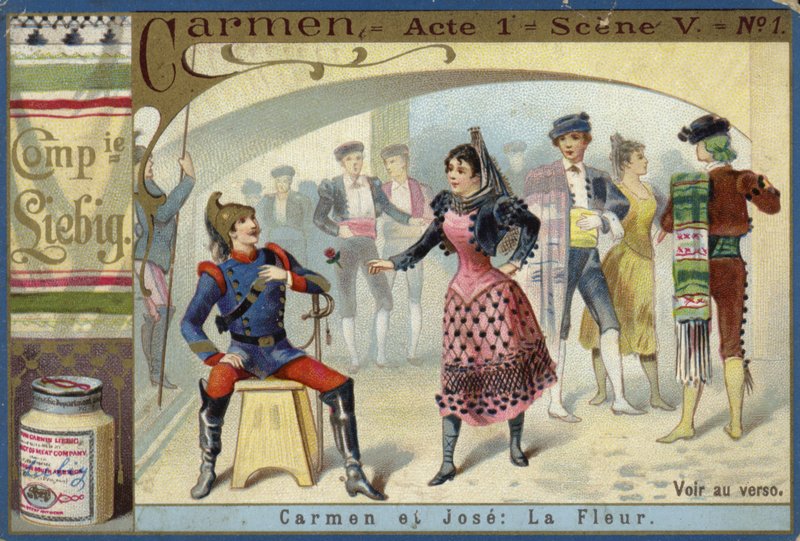 Scène uit Carmen, door Georges Bizet door European School