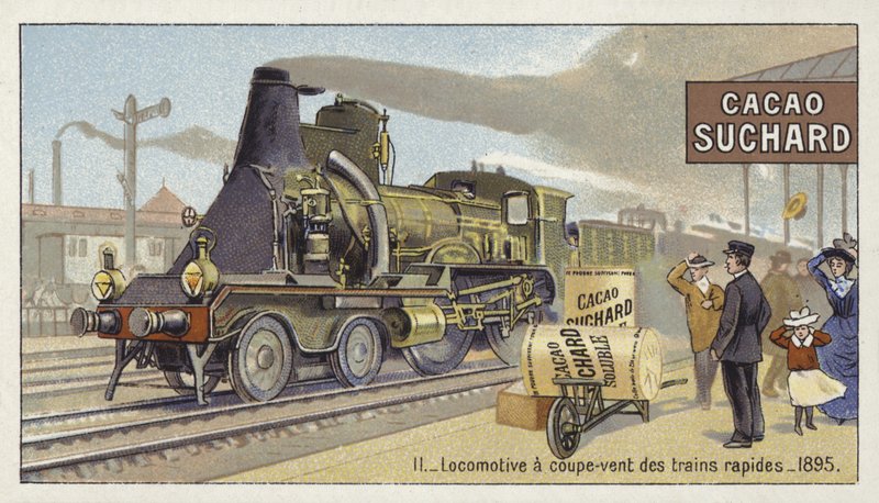 Gestroomlijnde sneltreinlocomotief, 1895 door European School