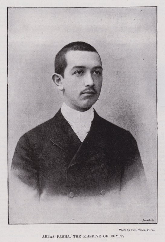 Abbas Pasha, Khedive van Egypte door European Photographer