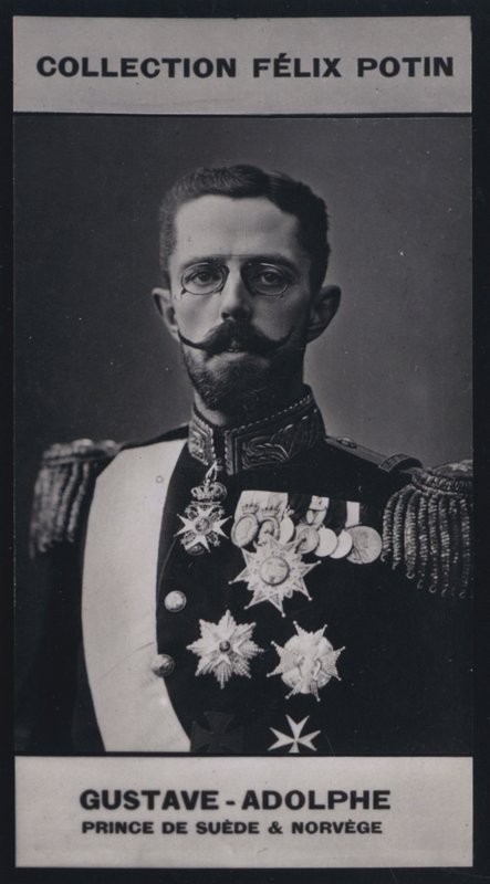 Gustave, Kroonprins van Zweden en Noorwegen (1858) door European Photographer