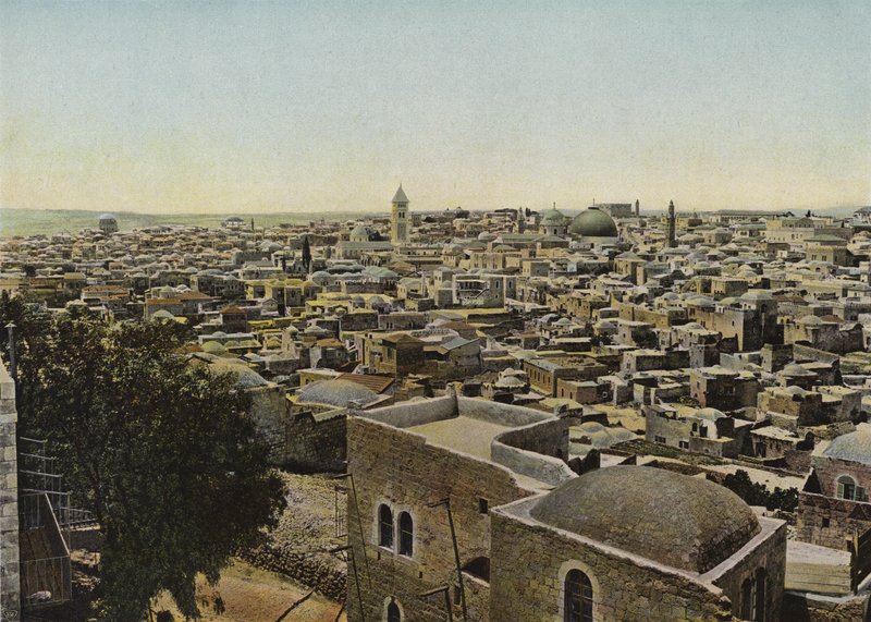 Jeruzalem vanuit het noorden door European Photographer