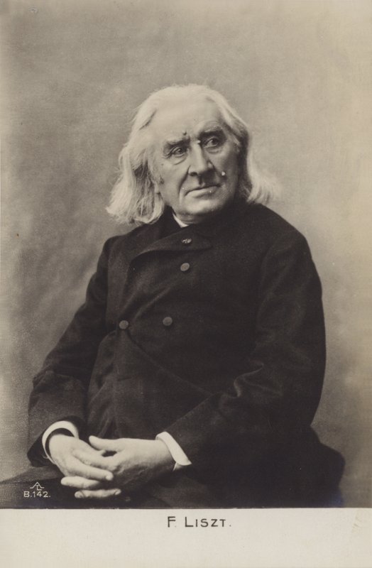 Portret van Franz Liszt door European Photographer