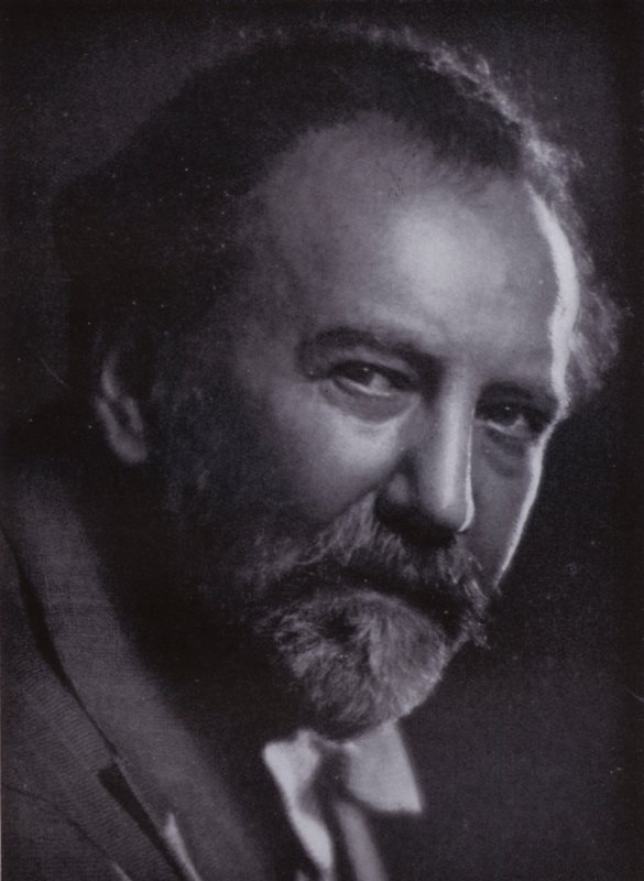 De overleden Sir Henry J Wood (zwart-wit foto) door European Photographer
