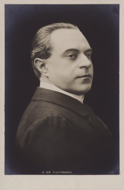 Vladimir de Pachmann, Russisch-Duitse pianist door European Photographer