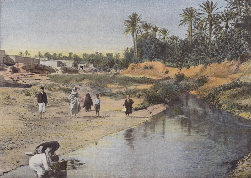 Uitzicht op de oevers van de Oued-Gabes door European Photographer