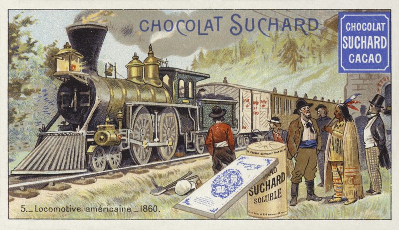 Amerikaanse locomotief, 1860 door European School