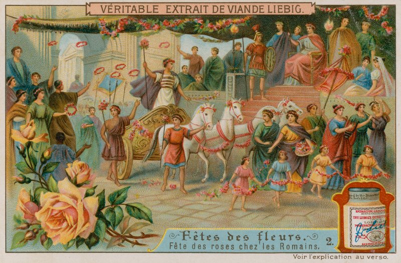 Oud-Romeins rozenfestival door European School