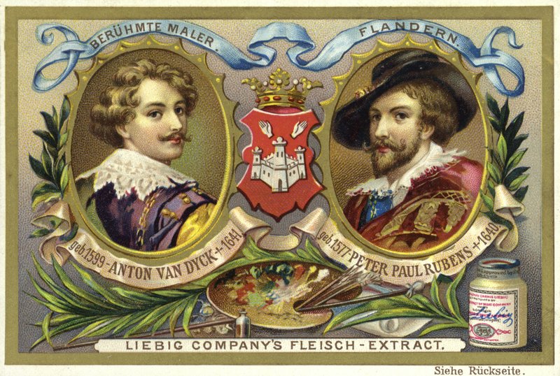 Antony van Dyck en Peter Paul Rubens, Vlaamse kunstenaars door European School