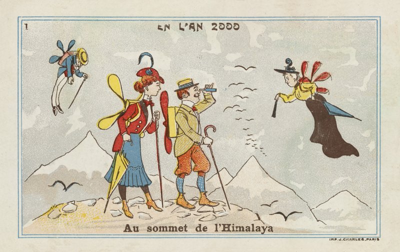Op de top van de Himalaya in het jaar 2000 door European School