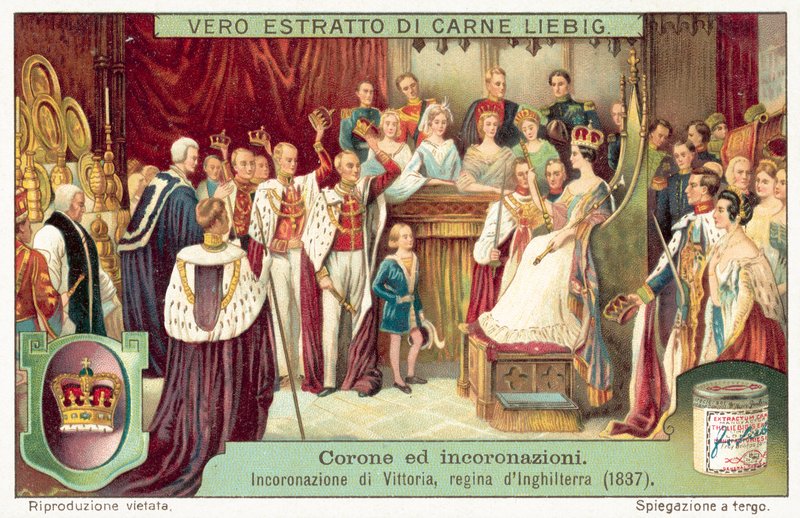 Kroning van koningin Victoria door European School