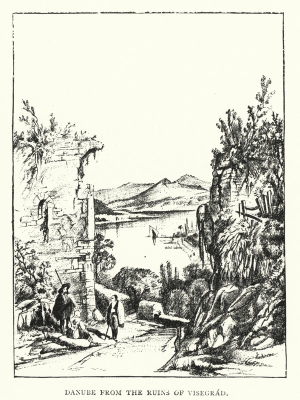 De Donau vanaf de Ruïnes van Visegrad door European School