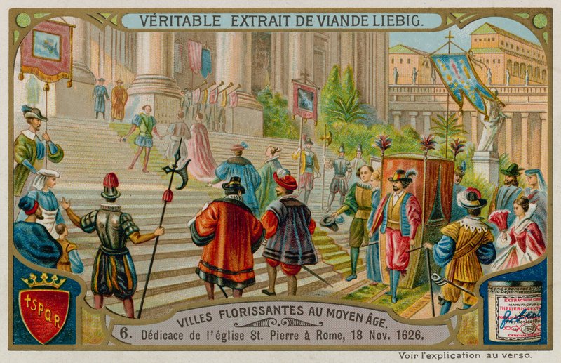 Inwijding van de Sint-Pietersbasiliek in Rome 1626 door European School