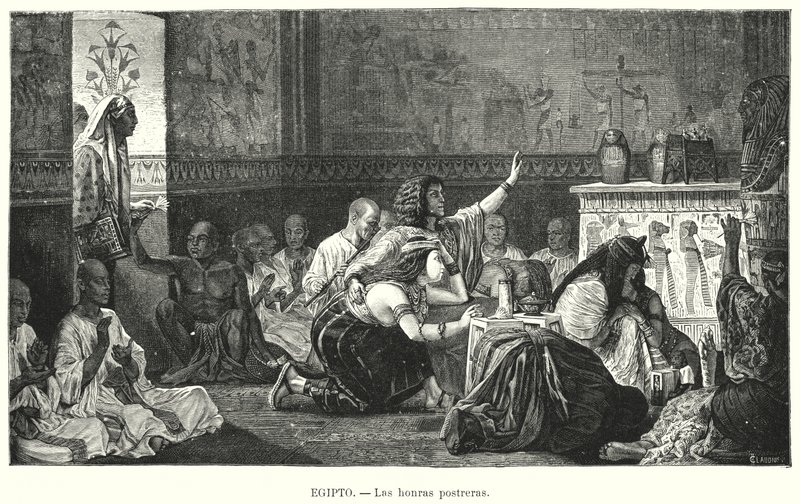 Begrafenis in het oude Egypte door European School