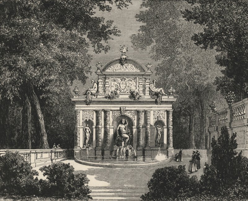 Grot van Marie de Medicis in Luxemburg door European School