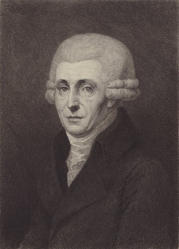 Josef Haydn (gravure) door European School