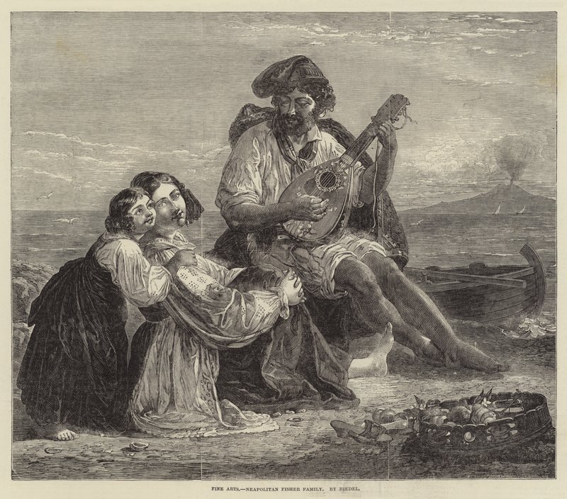 Napolitaanse vissersfamilie door European School