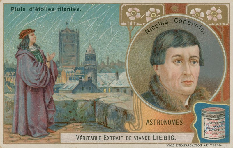 Nicolaus Copernicus en een vallende sterrenregen door European School