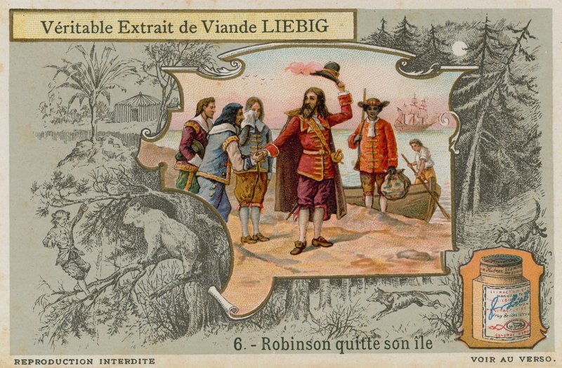Robinson Crusoe verlaat het eiland door European School