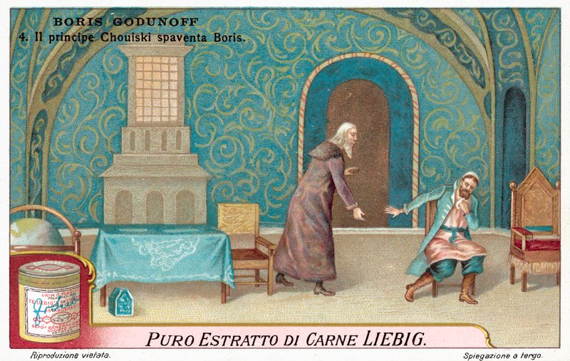 Scène uit de opera Boris Godunov van Modest Moessorgski door European School