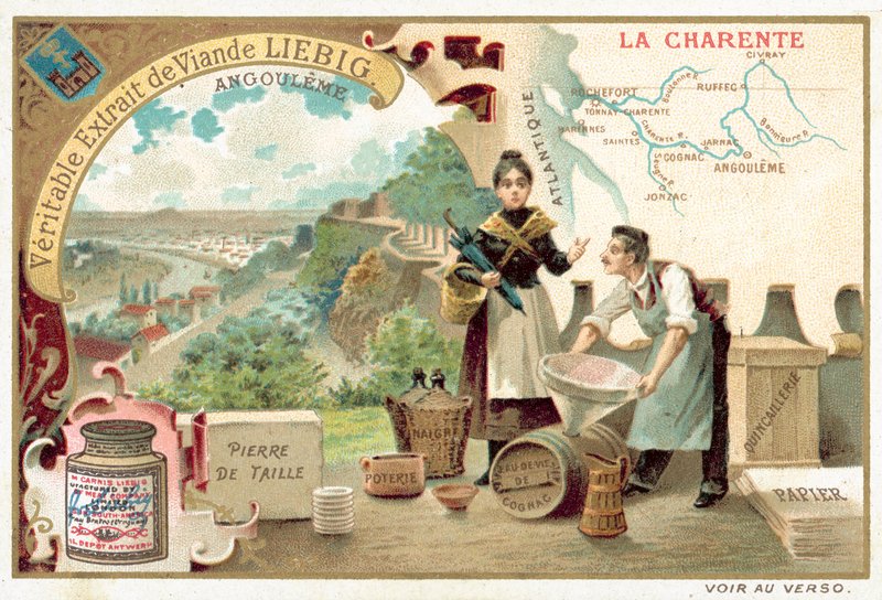 De Charente en een uitzicht op Angoulême door European School