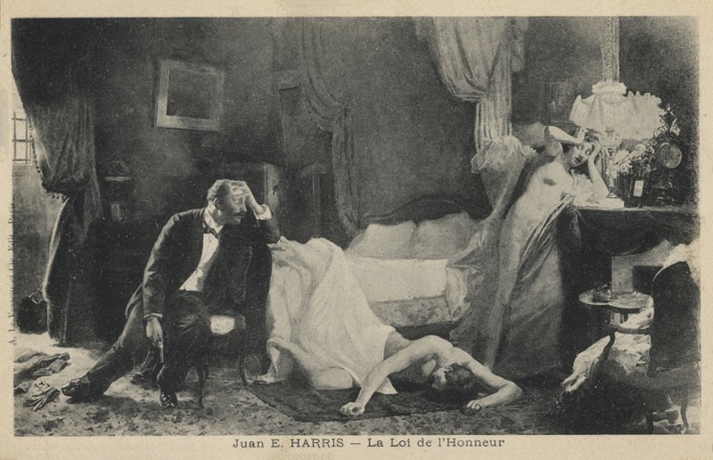 De erewet (litho) door European School