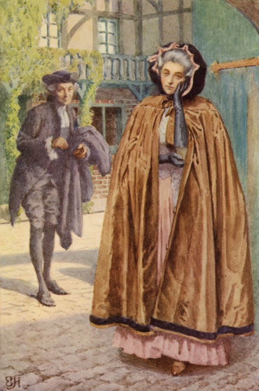 Illustratie voor A Sentimental Journey door Laurence Sterne door Everard Hopkins