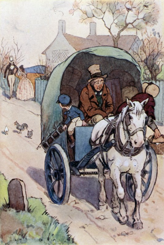Illustratie voor David Copperfield door F. M. B. Blaikie