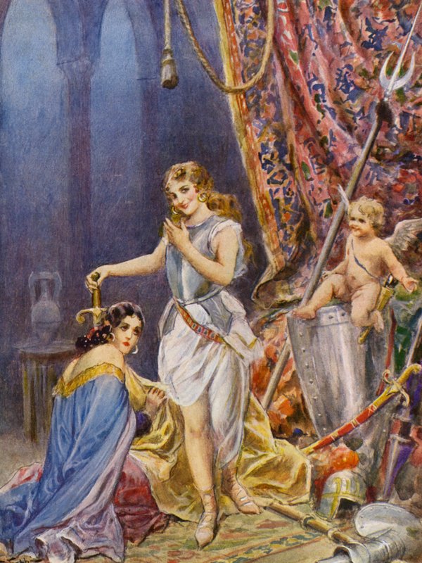 La Gerusalemme Liberata door Torquato Tasso: Canto VI, stanza 92 door Fabio Fabbi