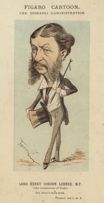 Lord Henry Gordon-Lennox, Britse Conservatieve politicus en minister in de regering van Benjamin Disraeli door Faustin (b.1847)