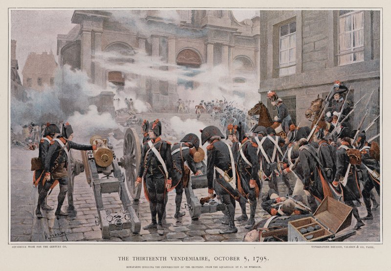 De dertiende Vendemiaire door Felicien baron de Myrbach Rheinfeld