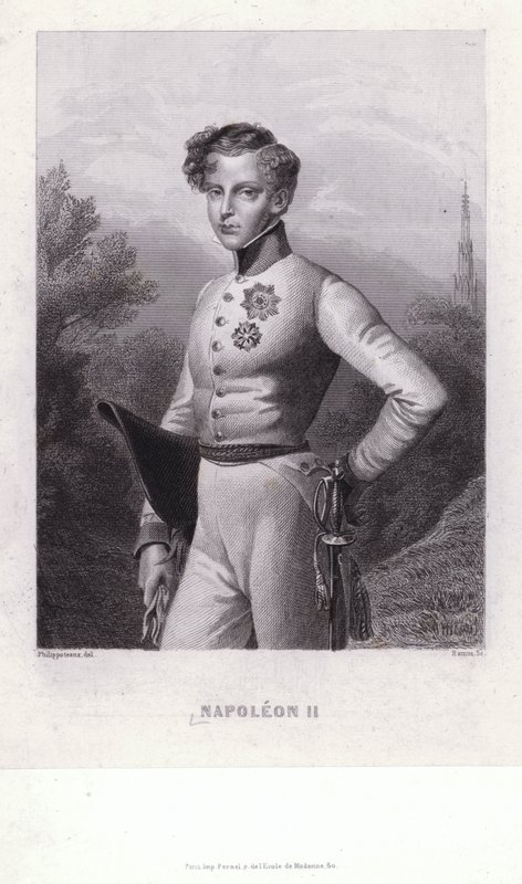 Napoleon Francois Joseph Charles Bonaparte, zoon van keizer Napoleon I van Frankrijk door Felix (after) Philippoteaux