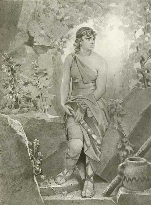 Cymbeline. Act III, Scene VI door Felix Octavius Carr Darley
