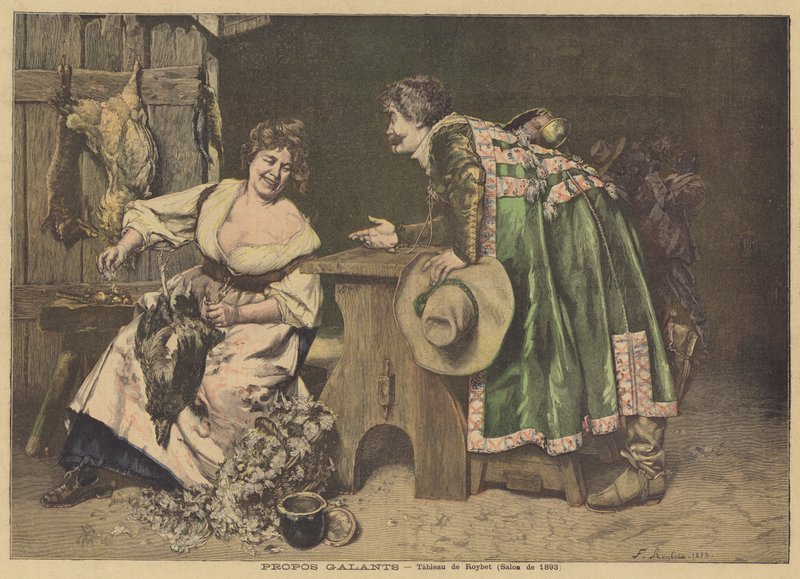 Propos Galants door Ferdinand Roybet
