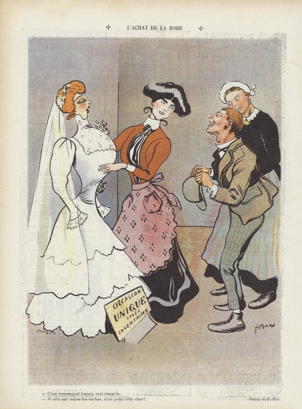 Illustratie voor Le Rire door Ferdinand Sigismund Bac