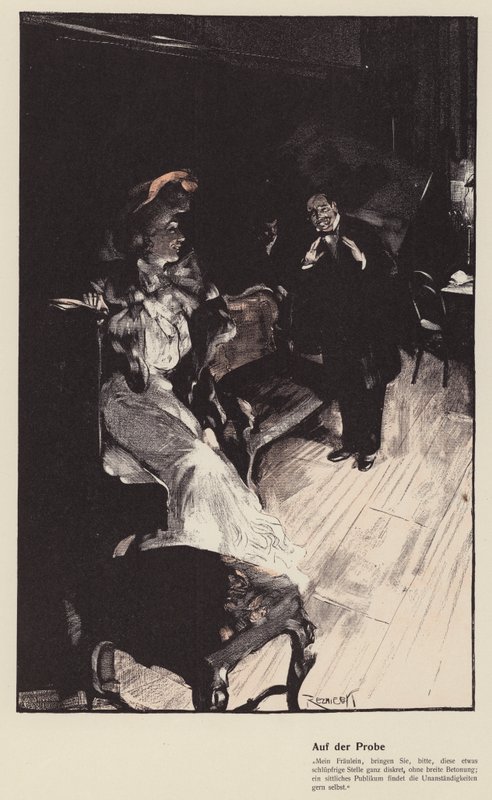 Een test door Ferdinand von Reznicek