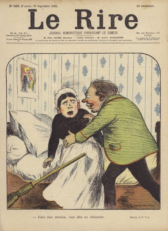 Illustratie voor Le Rire door Fernand Fau