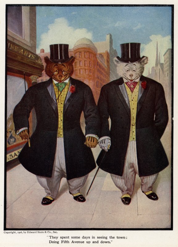 Ze brachten enkele dagen door met het bekijken van de stad: Fifth Avenue op en neer door Floyd V. Campbell