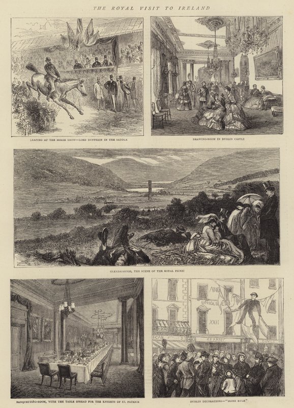 Het Koninklijk Bezoek aan Ierland door Francis S. Walker