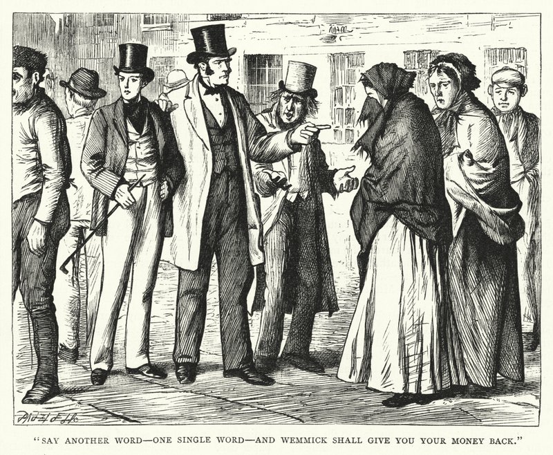 Illustratie voor Great Expectations door Charles Dickens door Francis Arthur Fraser