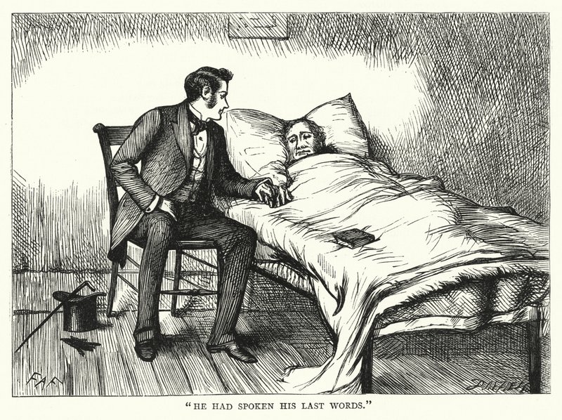 Illustratie voor Great Expectations door Charles Dickens door Francis Arthur Fraser