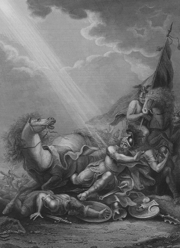 De Bekering van St. Paulus door Francis Bourgeois