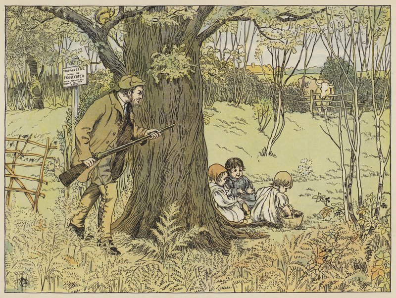 Game-Keeper (kleurenlitho) door Francis Donkin Bedford